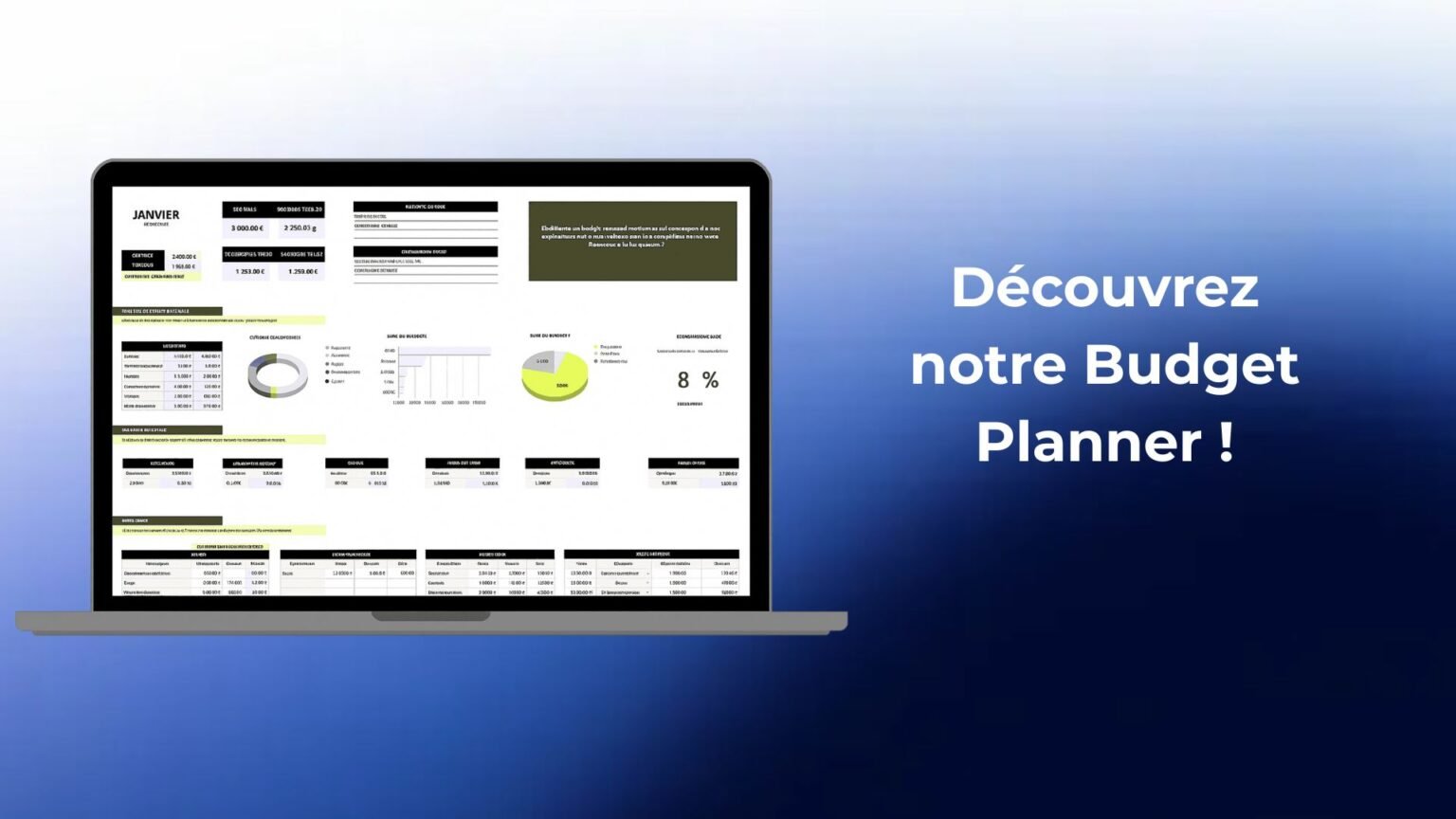 Découvrez notre budget planner